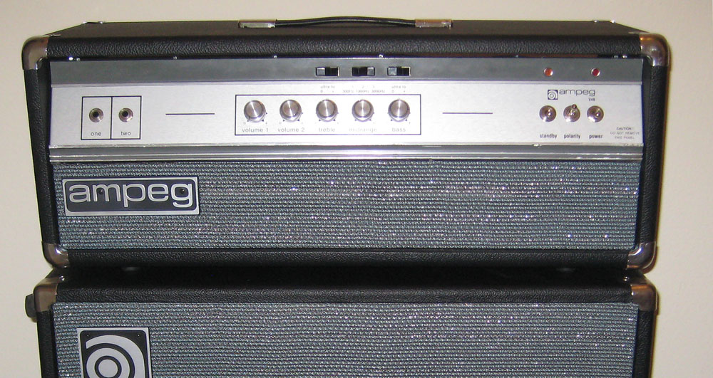 SOLD - FS: Early Ampeg V4B Head -fully Restored | TalkBass.com