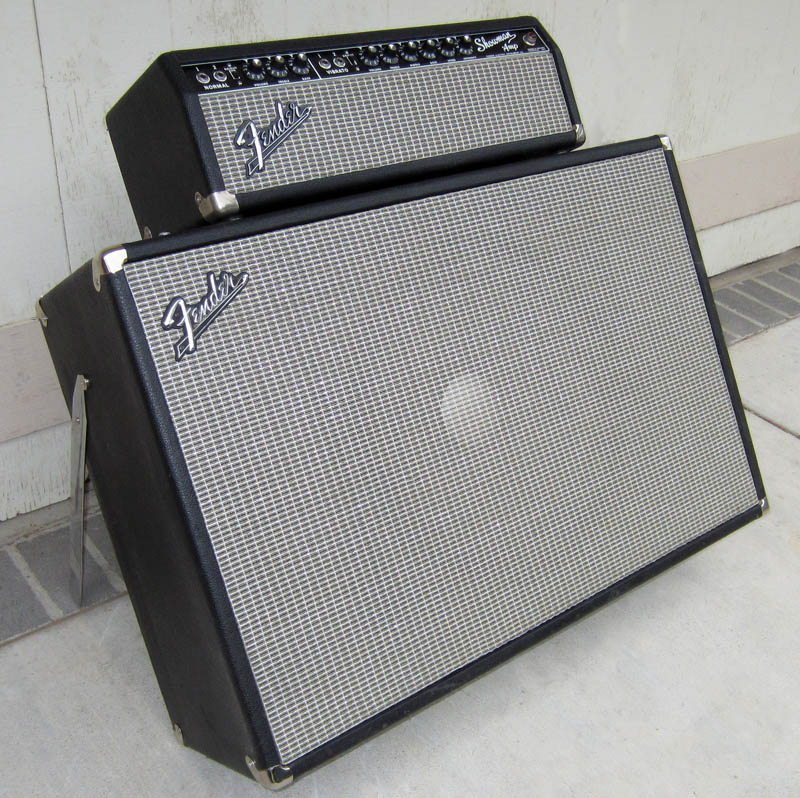 1967 Fender Blackface Showman with JBL D140F tone ring cab  